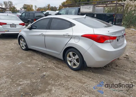 2012 Hyundai Elantra Gls (Ulsan Plant) z USA, uszkodzony, nr VIN KMHDH4AEXCU345282
